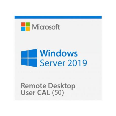 Microsoft  Windows Server 2019 Remote Desktop Services (RDS) 50 user connections - Chiave di licenza da scaricare - Consegna veloce 7/7 