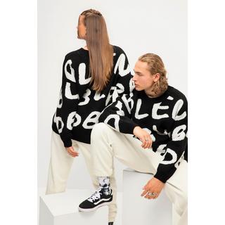 Studio Untold  Pullover, oversized, Jacquardstrick, Rundhals, Langarm, Unisex 