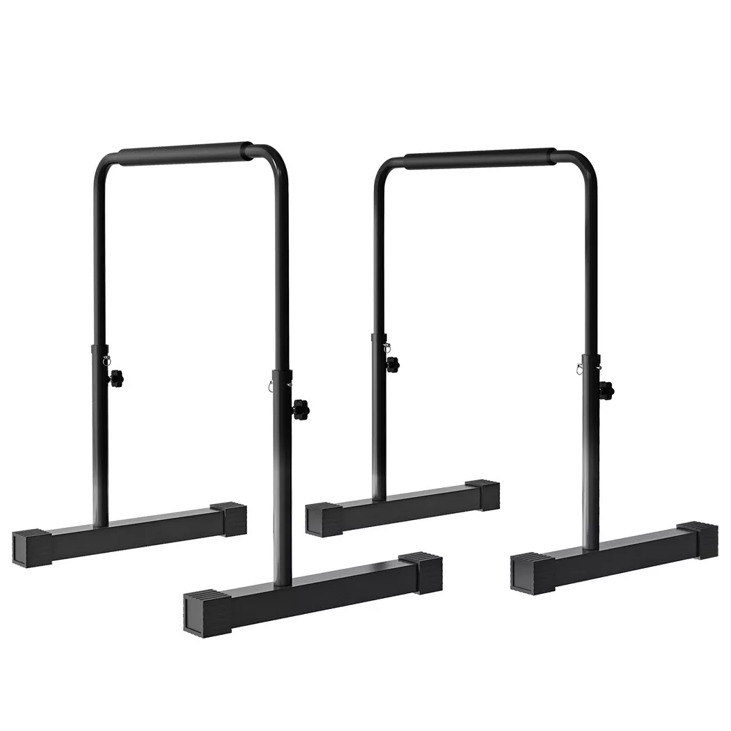 Sportnow - Dip Station, One Size, Schwarz
