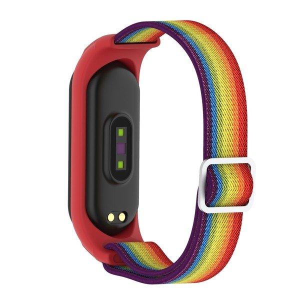 Cover-Discount  Xiaomi Mi Band - Nylon Armband Regenbogen 