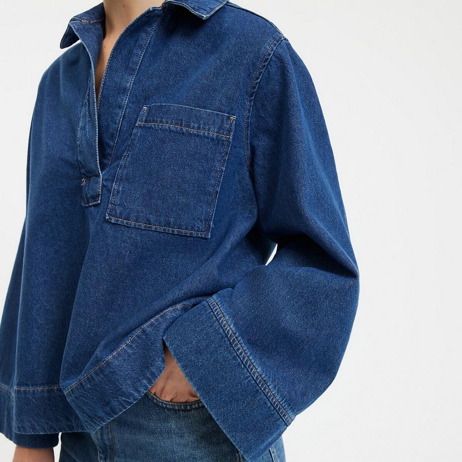 La Redoute Collections Chemise Vareuse Oversize  