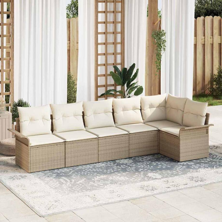 VidaXL Gartensofa-set poly-rattan  