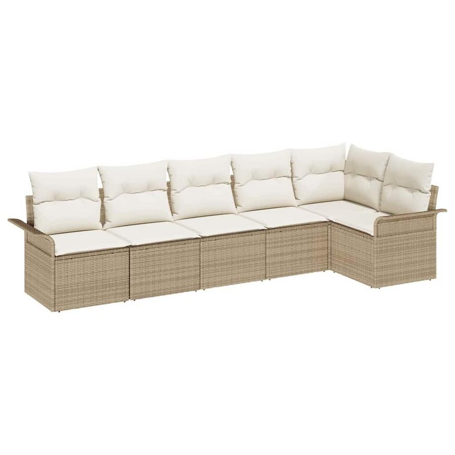 Gartensofa-set poly-rattan