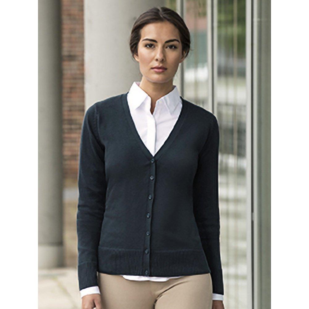 Russell Collection V-Ausschnitt Strickjacke  