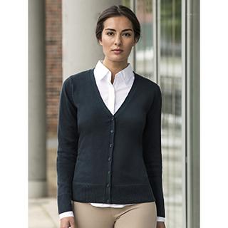 Russell Collection V-Ausschnitt Strickjacke  