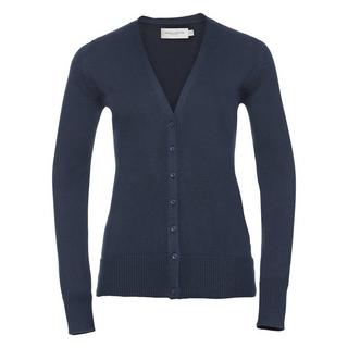 Russell Collection V-Ausschnitt Strickjacke  