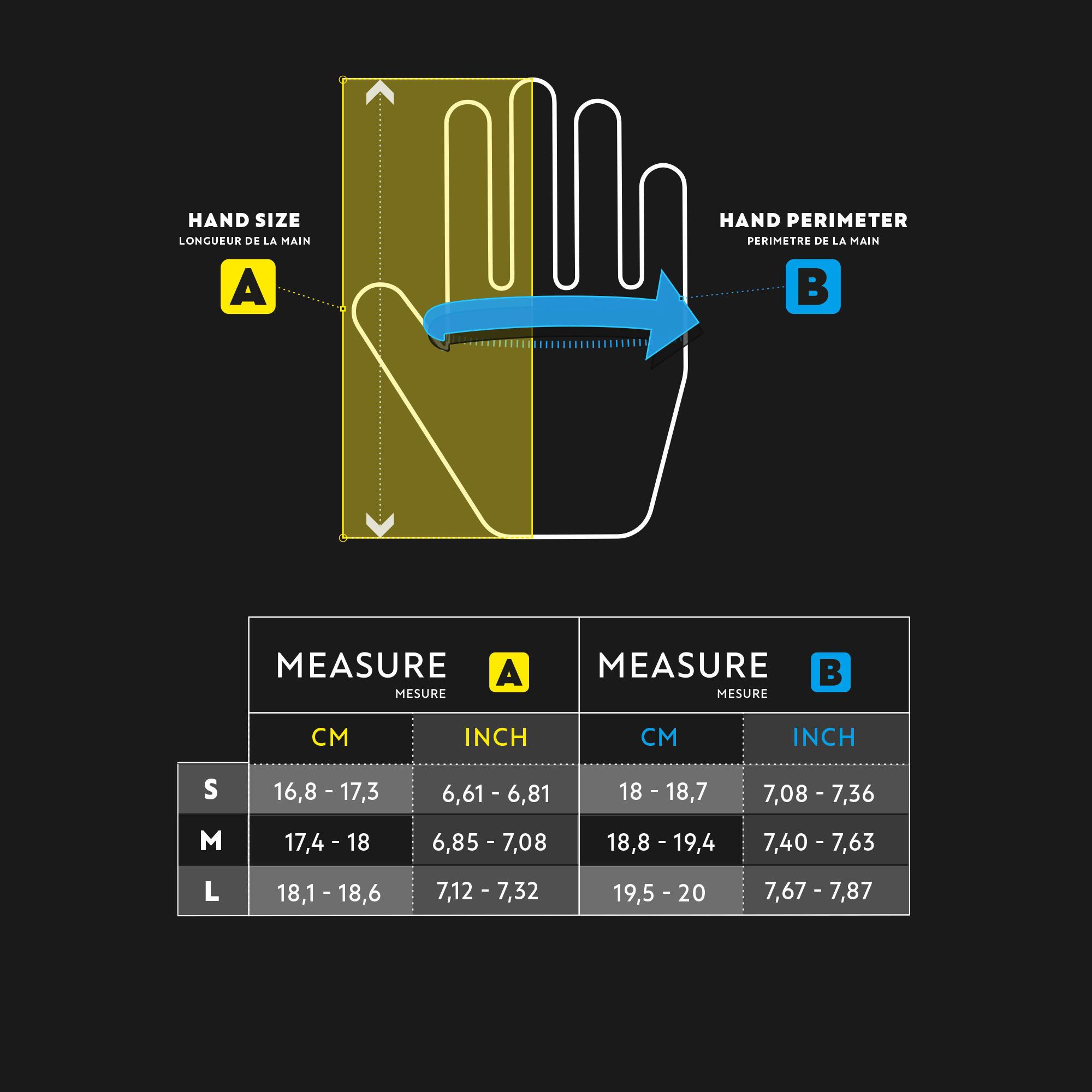 INESIS  Guanto da golf donna pioggia sintetico 