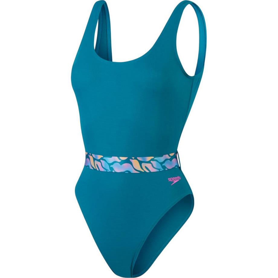 Maillot De Bain 1 Pièce Motiftyle Ceinturé