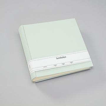 Semikolon Classic XLarge album fotografico e portalistino Verde 65 fogli Rilegatura all'inglese