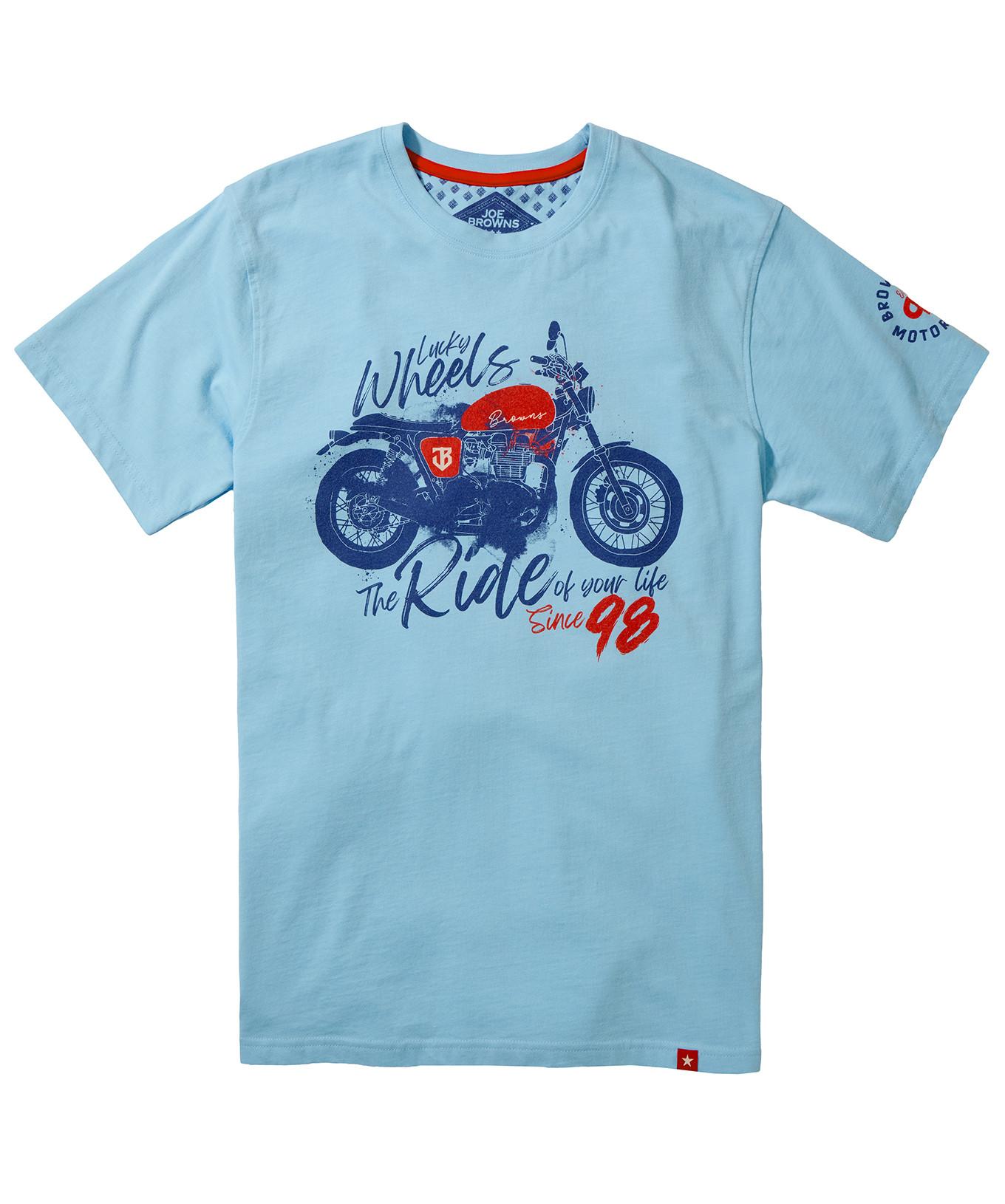 Joe Browns  Lucky Wheels Motorrad T-Shirt 