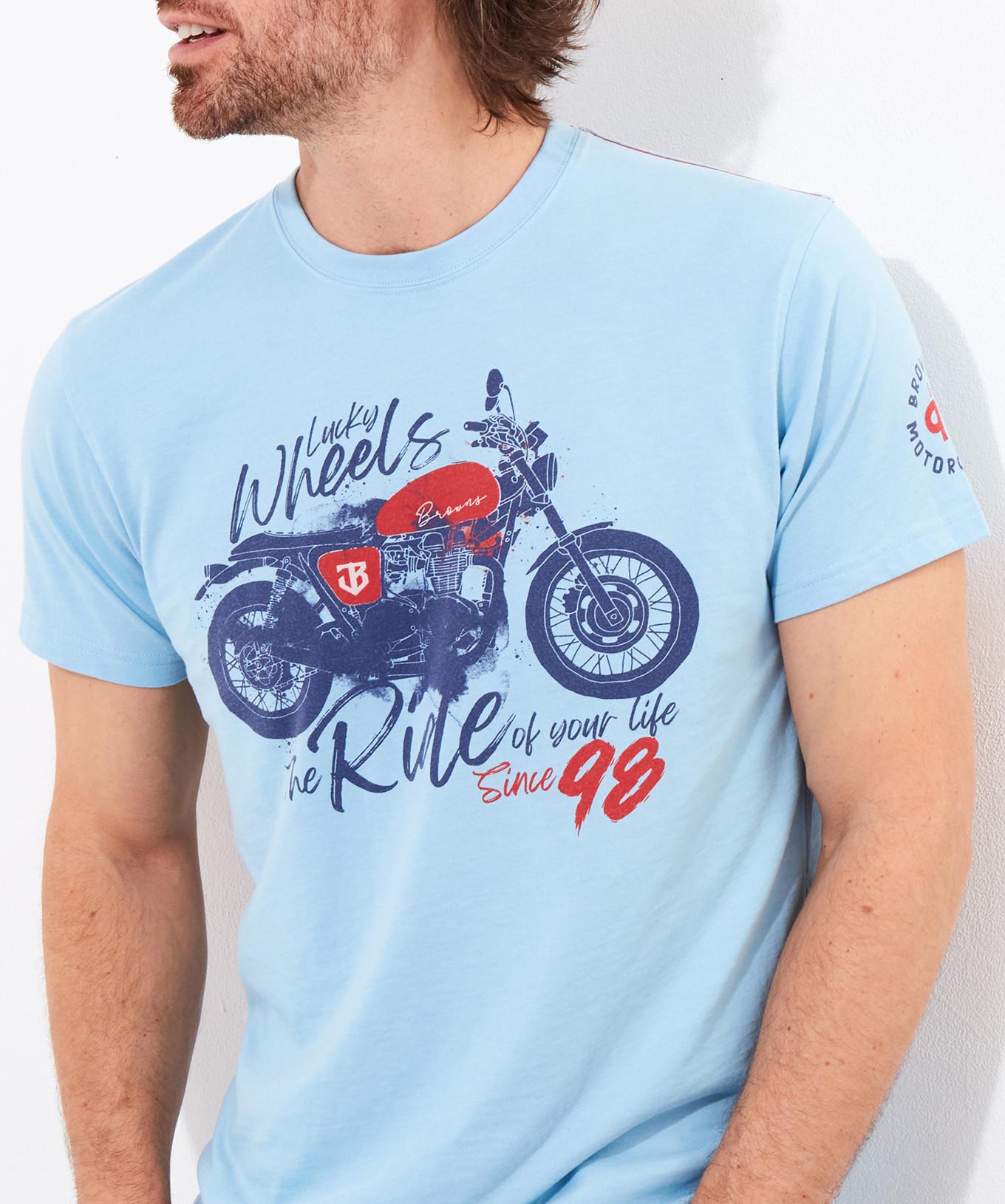 Joe Browns  Lucky Wheels Motorrad T-Shirt 