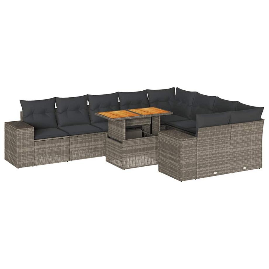 Garten sofagarnitur poly-rattan