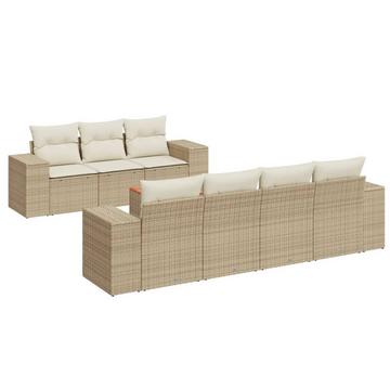 Garten sofagarnitur poly-rattan