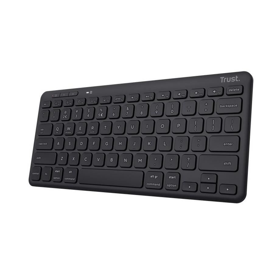 Lyra Tastatur USB + RF Wireless + Bluetooth Deutsch Schwarz