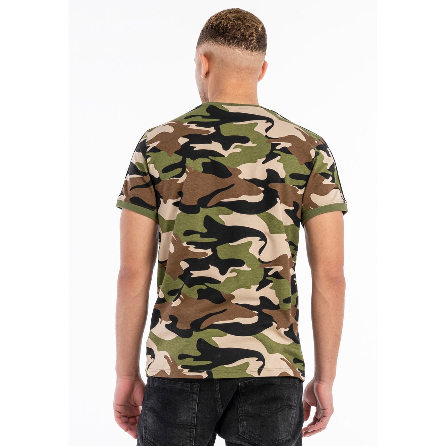 LONSDALE Gunnista Camouflage T-Shirt  