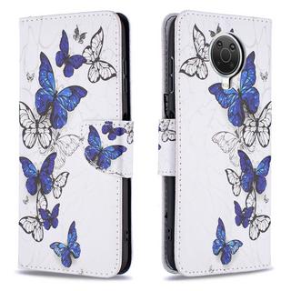 Cover-Discount  custodia Nokia G10 / G20 - Farfalla in pelle bianca 