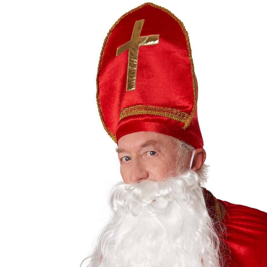 Tectake  Herrenkostüm St. Nikolaus in klassischen Farben 