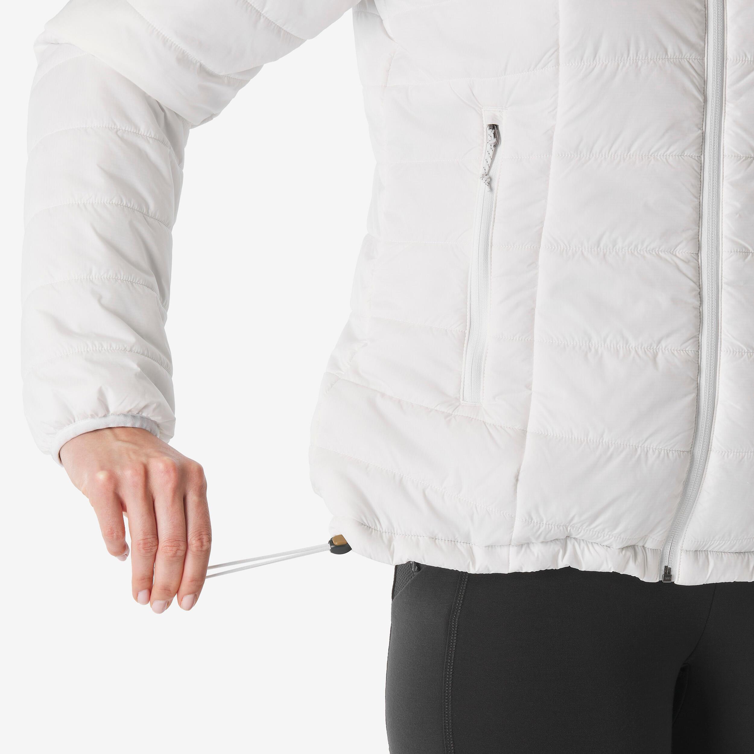 FORCLAZ MT100 Wattierte Bergtrekking Jacke mit Kapuze  