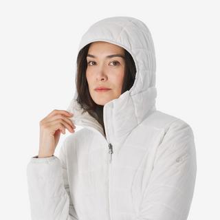 FORCLAZ MT100 Wattierte Bergtrekking Jacke mit Kapuze  