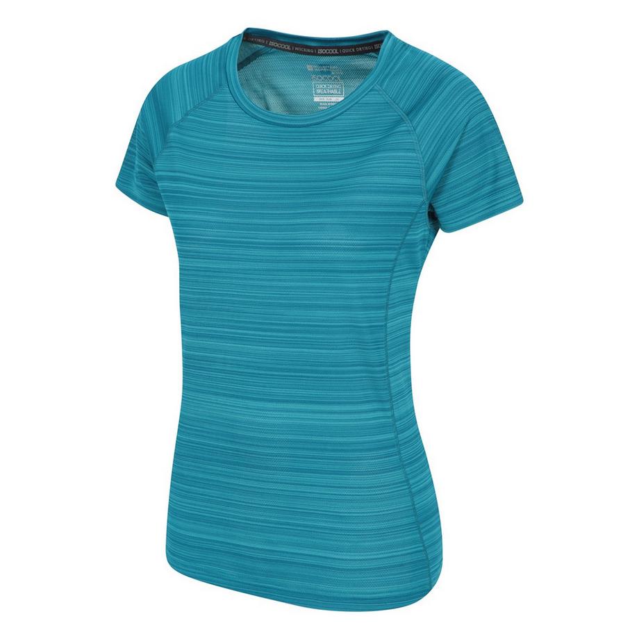 Mountain Warehouse Endurance T-Shirt a Righe Vestibilità Regolare  