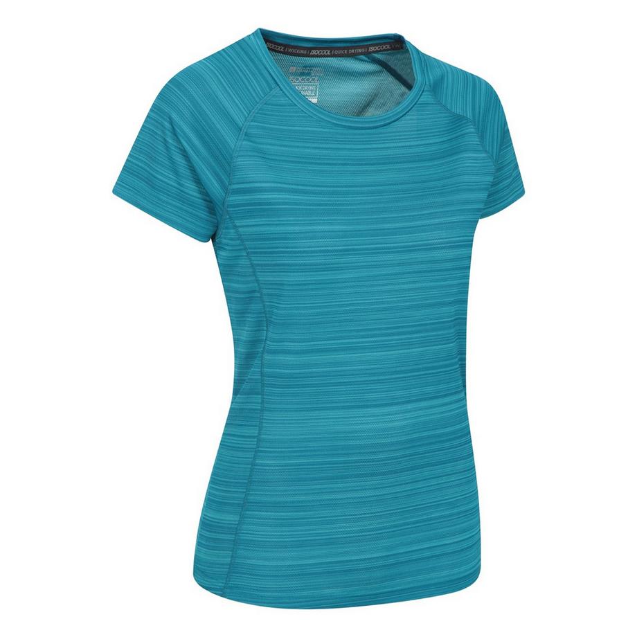 Mountain Warehouse Endurance T-Shirt a Righe Vestibilità Regolare  