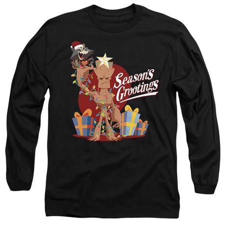 Guardians Of The Galaxy Seasons Grootings Langarm T-Shirt  