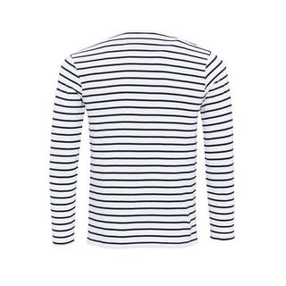 PREMIER Long John T-Shirt Rayé Manches Retroussables  