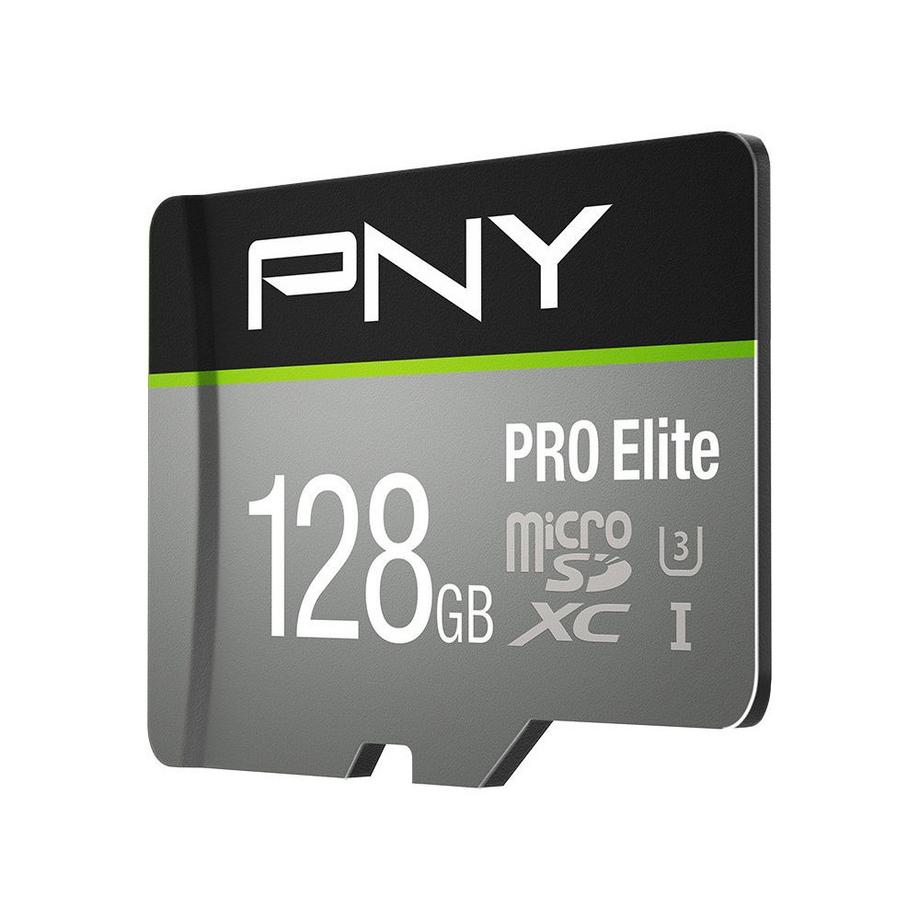 PNY  PNY micro-SDXC Pro Elite 128GB P-SDU128V31100PRO-GE UHS-I U3 A1 & adapter 