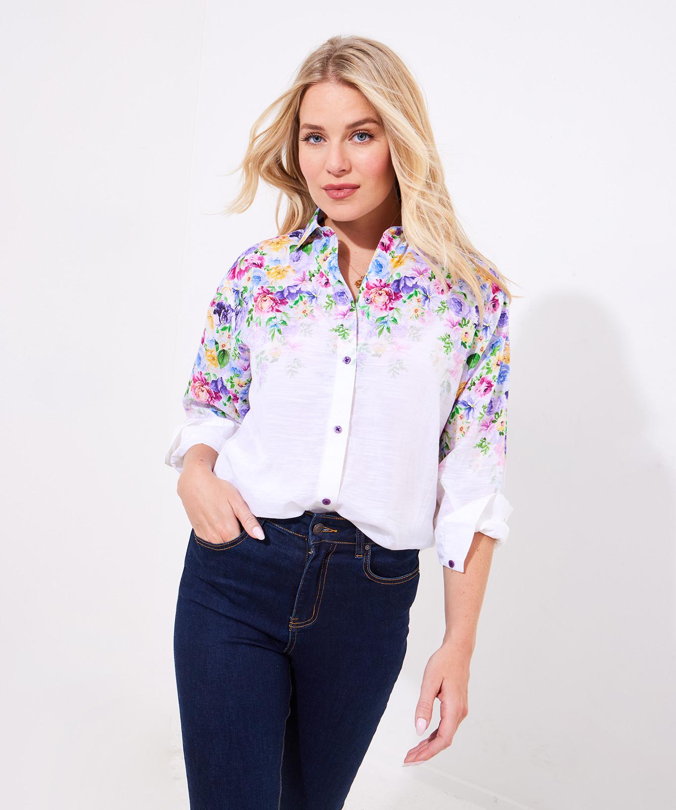 Joe Browns  Longline-Bluse mit Blumenmuster 