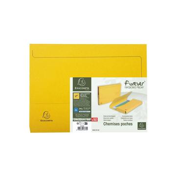 Confezione da 50 cartelle con tasca Forever 290 - 24x32cm