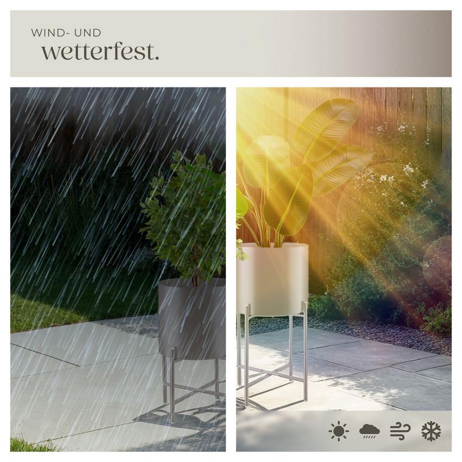 Tectake Portapiante Mine 2 pezzi, in stile industriale  