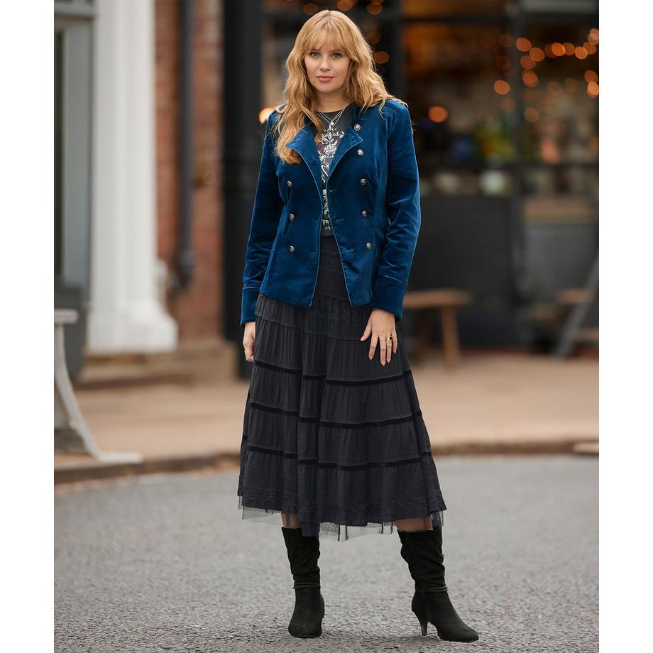Joe Browns Gonna Maxi in Pizzo a Strati con Sottogonna in Tulle  