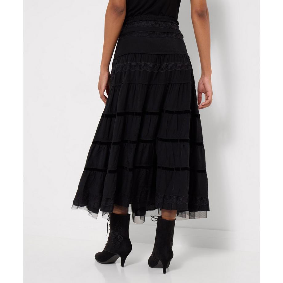 Joe Browns Gonna Maxi in Pizzo a Strati con Sottogonna in Tulle  