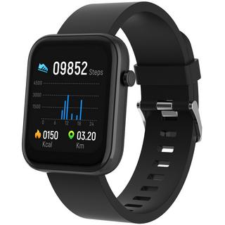 DENVER  Smartwatch Bluetooth SW-182B con sensore di frequenza cardiaca, pressione sanguigna e monitor dell'ossigeno nel sangue 