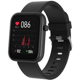 DENVER  Smartwatch Bluetooth SW-182B con sensore di frequenza cardiaca, pressione sanguigna e monitor dell'ossigeno nel sangue 