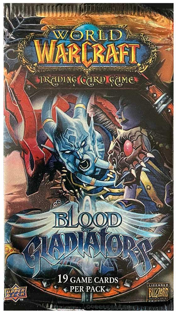 BLIZZARD ENTERTAINMENT  Blood of Gladiators World of Warcraft TCG Booster Pack 