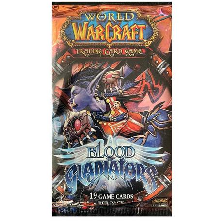 BLIZZARD ENTERTAINMENT  Blood of Gladiators World of Warcraft TCG Booster Pack 