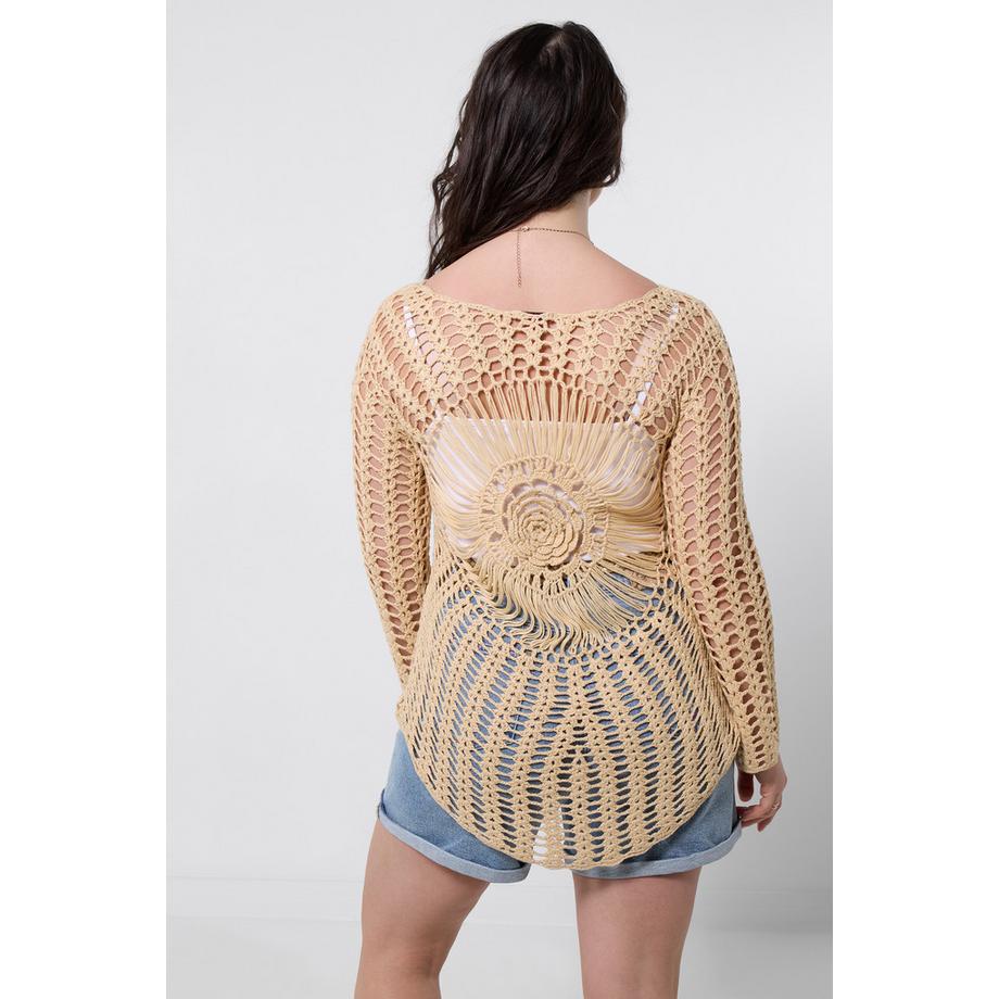 Joe Browns Boho Häkeltop mit lockerem Schnitt  