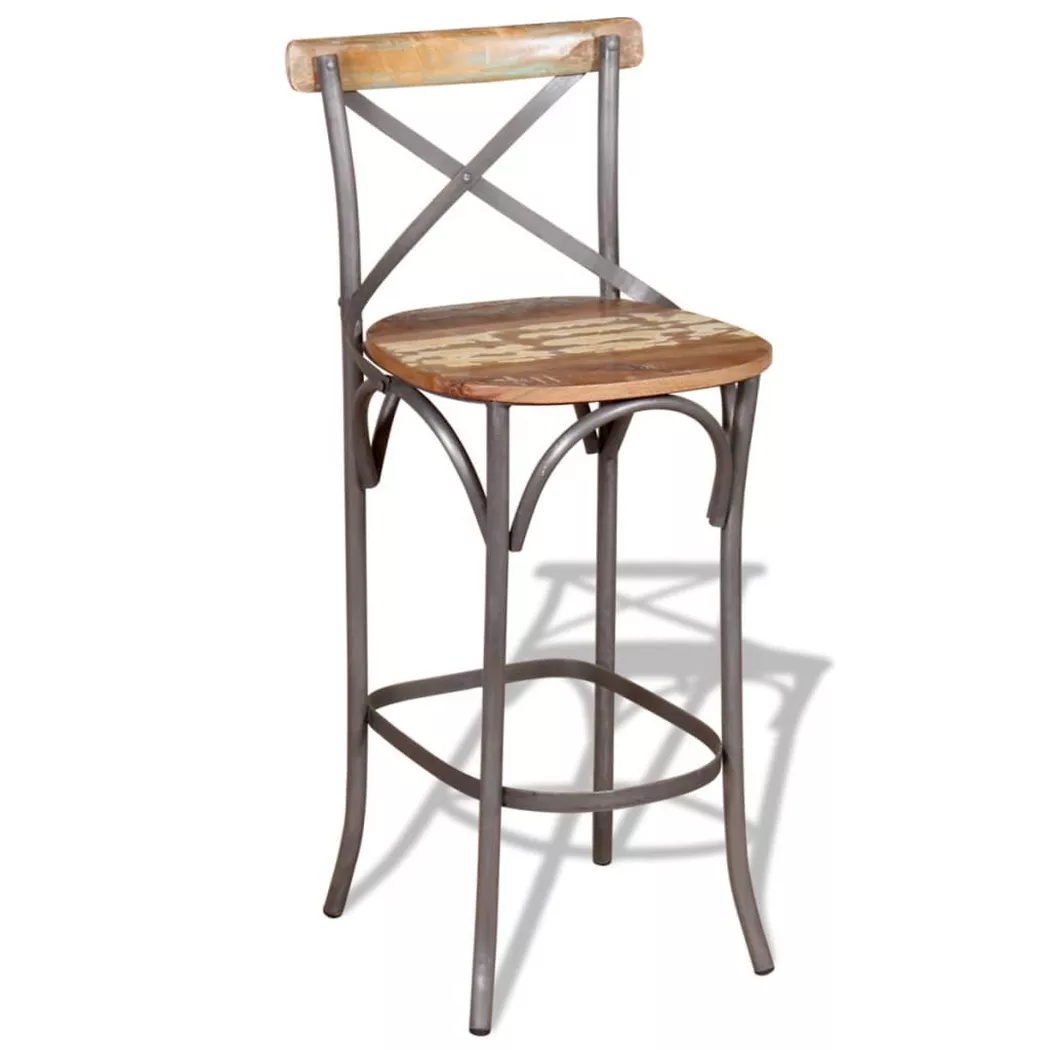VidaXL - sedia da bar Legno, One Size, Multicolor