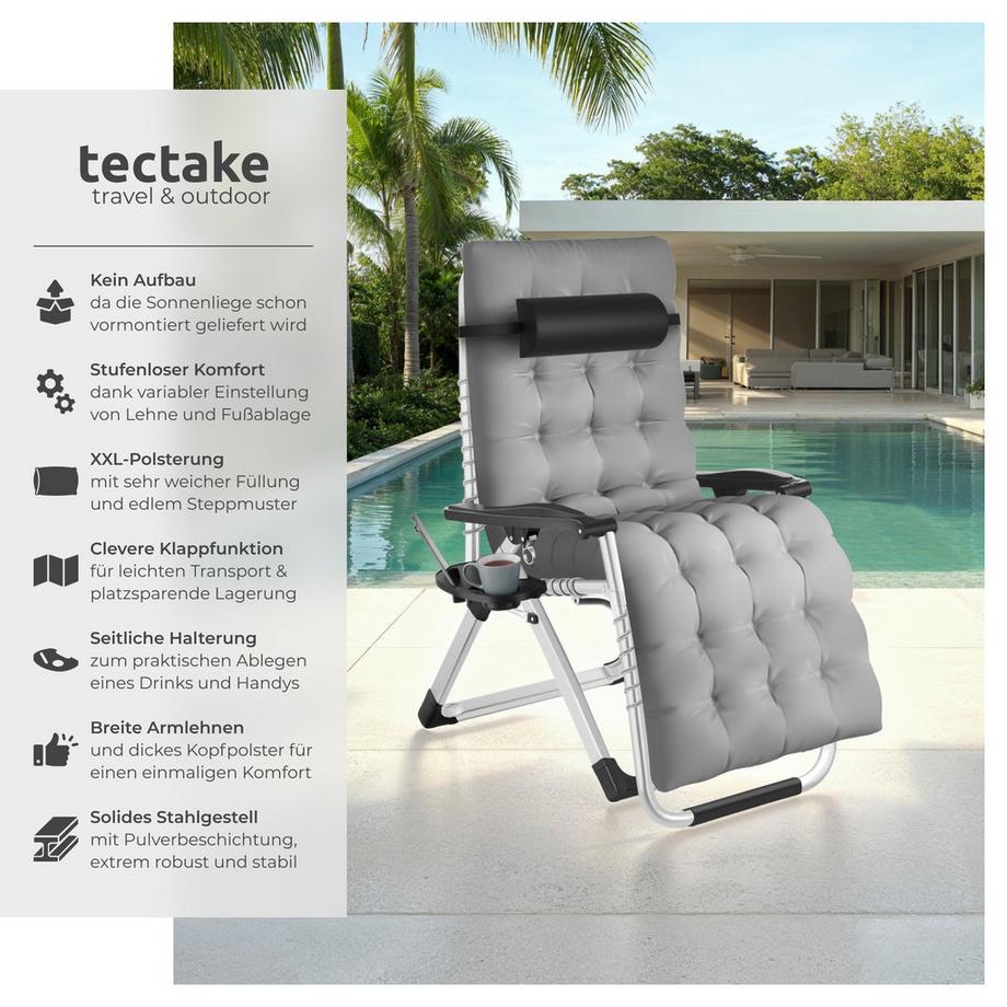 Tectake Lettini prendisole Cloud Pieghevole  