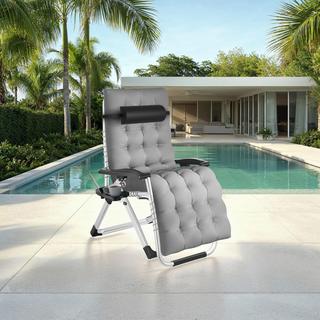 Tectake Chaises longues CLOUD pliable  