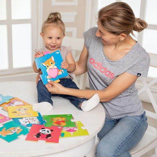 Montessori  Cutie - MAXI-Puzzle 24, Bodenpuzzle Montessori® by Far far land 