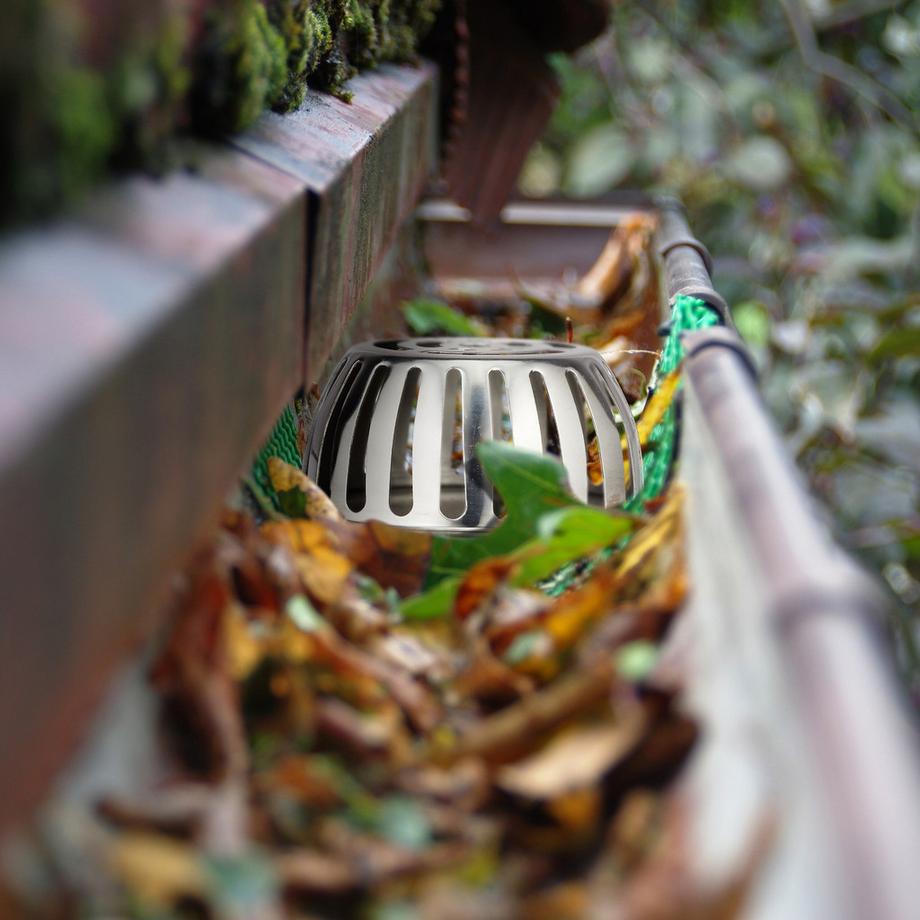 B2X  Dachrinnen-Lamellenschutz aus Edelstahl, 2 Stück 