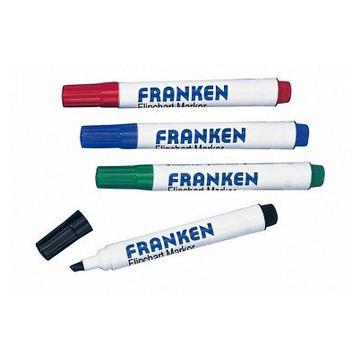 Franken Z2203 evidenziatore 4 pz Nero, Blu, Verde, Rosso
