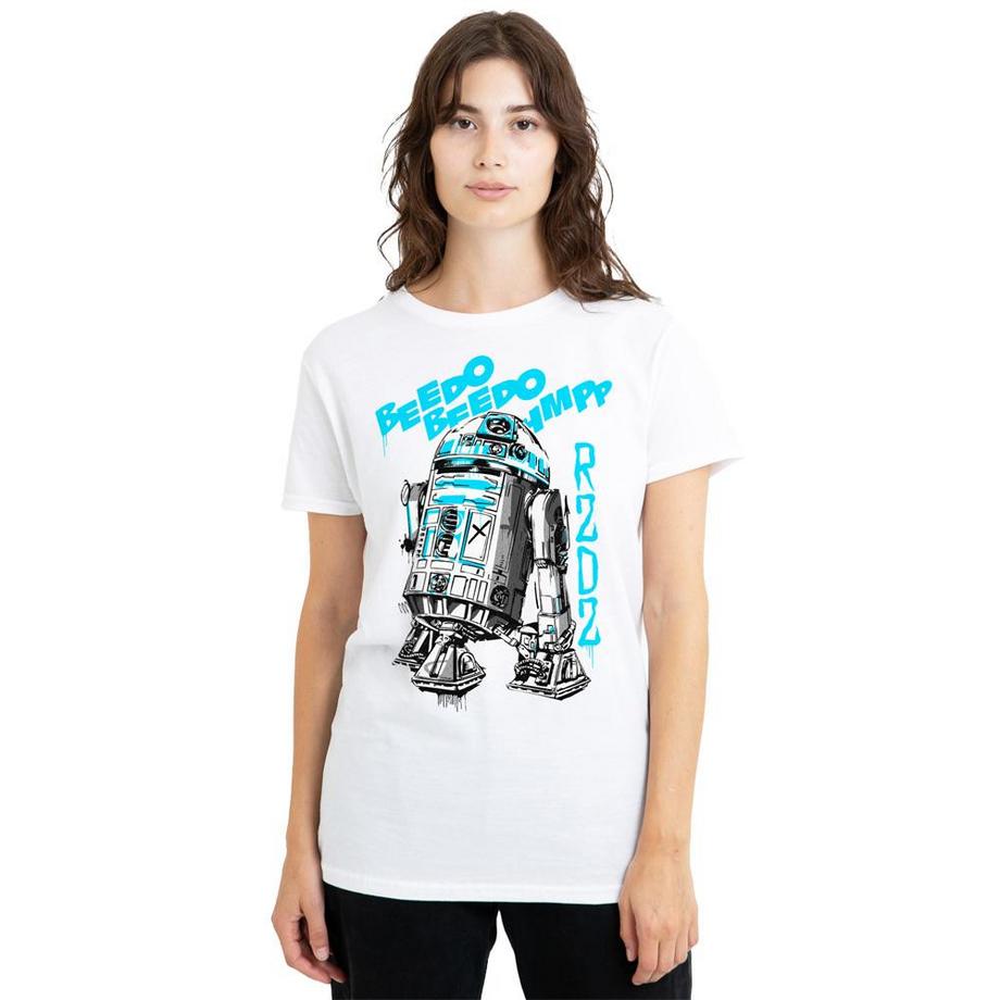STAR WARS T-Shirt Imprimé Graffiti R2-D2  