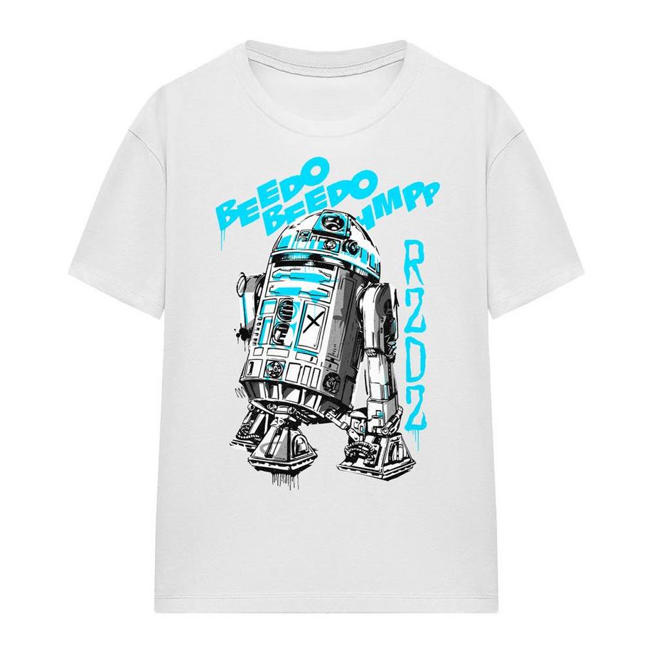 T-ShirtMotif R2d2 Motiftyle Graffiti