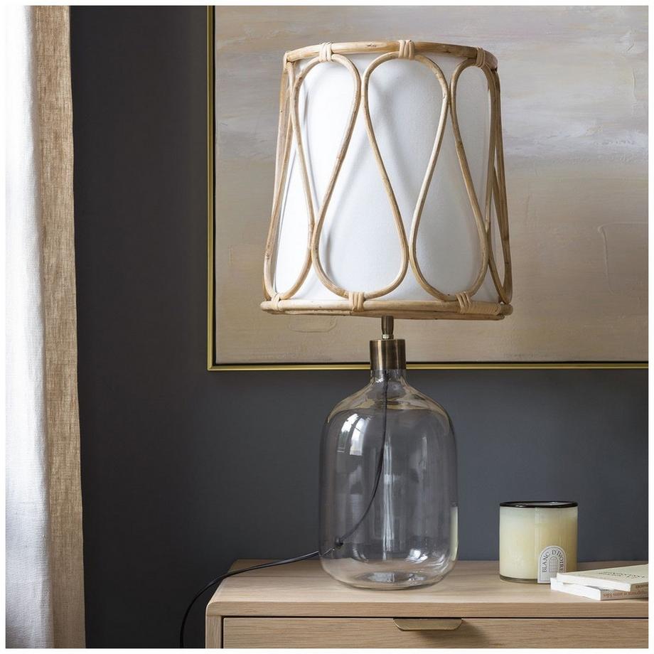 Blanc d'Ivoire Pied de lampe Suzanne  