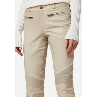 RICANO  Pantaloni in pelle da donna Donna, con elementi da biker 