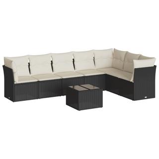 VidaXL set divano da giardino Polirattan  