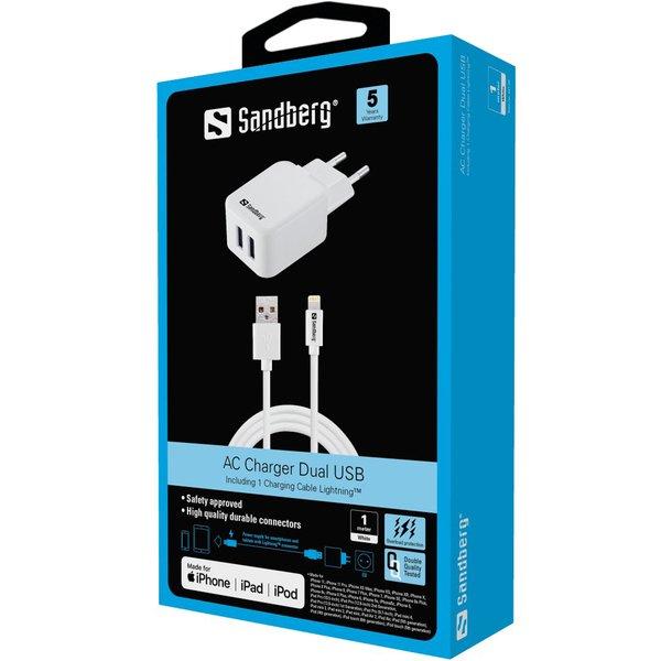 Sandberg  AC Charger EU Lightning 2.4A 